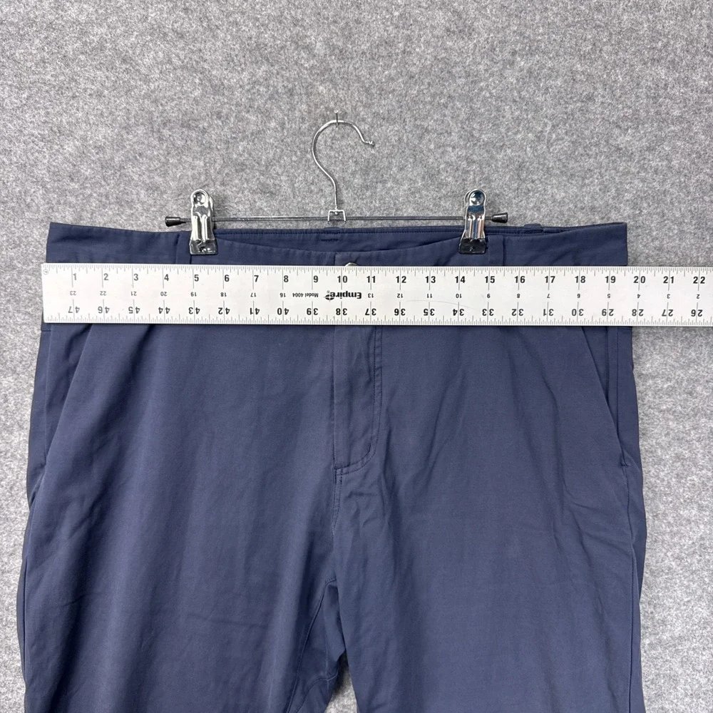 Lululemon Commission Slim Pant 38 Navy Blue Warpstreme Technical Chino Trousers